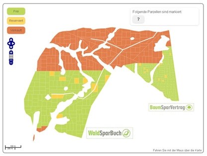 Online den eigenen Wald aussuchen bei one - two - tree